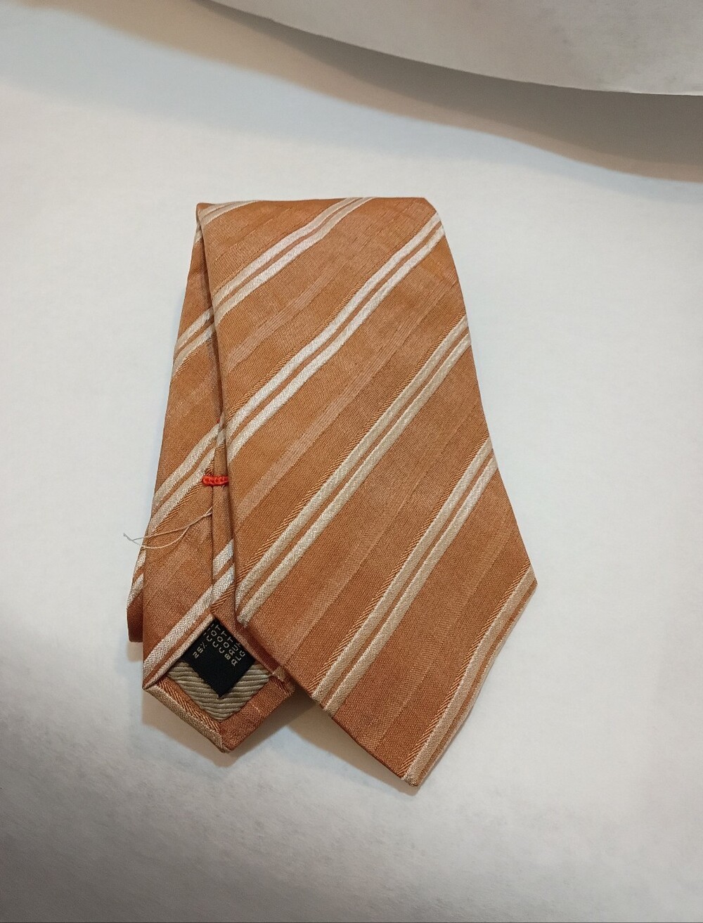 Ermenegildo Zegna Silk Cotton Striped Geometric Pattern Italy Classic
